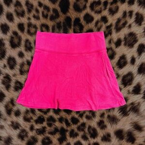 ✨ Hot Pink Ribbed Cotton Skort by White Birch – Size S ✨